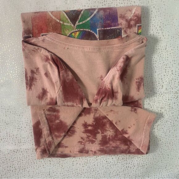 Pink Floyd Dark Side of the Moon Tie-dye Rainbow Women’s or Men’s - Picture 4 of 6